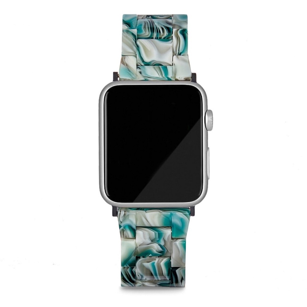 Machete Apple Watch Band In Stainless Steel & Stromanthe - NWT - 42mm/44mm/45mm - Picture 8 of 8